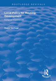 Local Policy for Housing Development: European Experiences book cover
