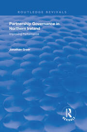 Partnership Governance in Northern Ireland: Improving Performance book cover