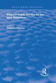 Ethics in Public Service for the New Millennium book cover