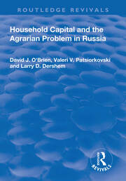 Household Capital and the Agrarian Problem in Russia book cover