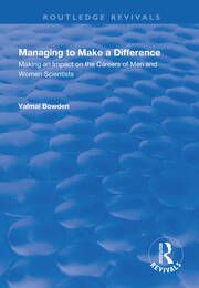 Managing to Make a Difference: Making an Impact on the Careers of Men and Women Scientists book cover