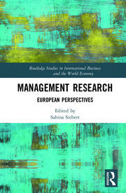 Management Research: European Perspectives book cover