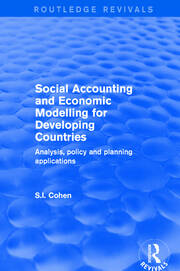 Revival: Social Accounting and Economic Modelling for Developing Countries (2002): Analysis, Policy and Planning Applications book cover