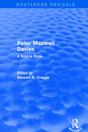 Peter Maxwell Davies: A Source Book book cover