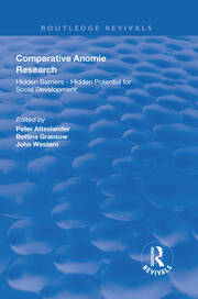Comparative Anomie Research: Hidden Barriers - Hidden Potential for Social Development book cover