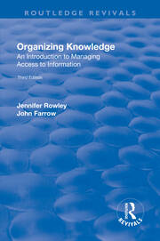 Organizing Knowledge: Introduction to Access to Information: Introduction to Access to Information book cover