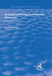 Sociological Paradigms and Human Resources: An African Context book cover