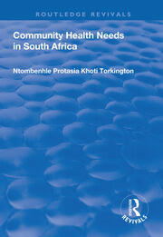 Community Health Needs in South Africa book cover