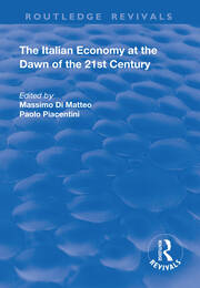 The Italian Economy at the Dawn of the 21st Century book cover