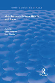 Main Issues in Mental Health and Race book cover