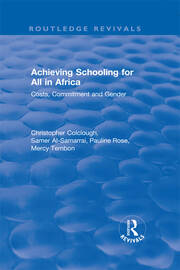 Revival: Achieving Schooling for All in Africa (2003): Costs, Commitment and Gender book cover