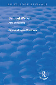 Samuel Weber: Acts of Reading book cover