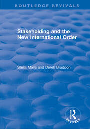 Stakeholding and the New International Order book cover