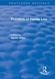 Frontiers of Family Law book cover