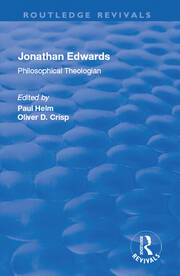 Jonathan Edwards: Philsophical Theologian book cover