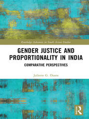 Gender Justice and Proportionality in India: Comparative Perspectives book cover