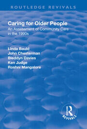 Caring for Older People: An Assessment of Community Care in the 1990s book cover
