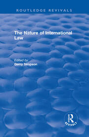 The Nature of International Law book cover