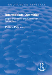 Intermediate Quantities: Logic, Linguistics and Aristotelian Semantics book cover