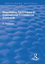 Negotiating Techniques in International Commercial Contracts book cover