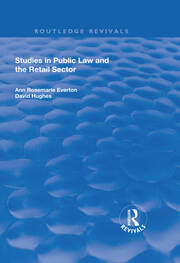 Studies in Public Law and the Retail Sector book cover