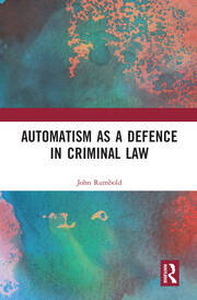 Automatism as a Defence book cover