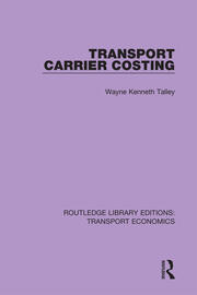 Transport Carrier Costing book cover
