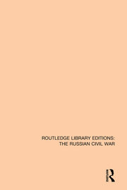 Routledge Library Editions: The Russian Civil War book cover