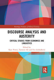 Discourse Analysis and Austerity: Critical Studies from Economics and Linguistics book cover