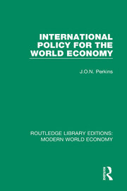 International Policy for the World Economy book cover