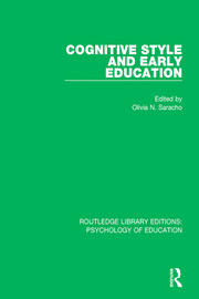 Cognitive Style in Early Education book cover