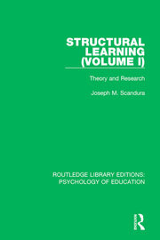 Structural Learning (Volume 1): Theory and Research book cover
