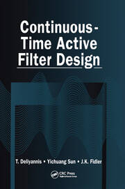 Continuous-Time Active Filter Design book cover