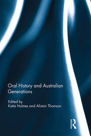 Oral History and Australian Generations book cover