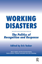 Working Disasters: The Politics of Recognition and Response book cover