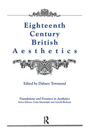 Eighteenth-Century British Aesthetics book cover