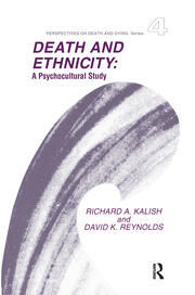 Death and Ethnicity: A Psychocultural Study book cover