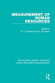 Measurement of Human Resources book cover