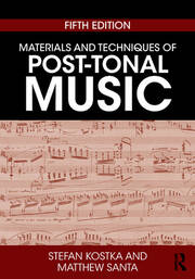 Materials and Techniques of Post-Tonal Music book cover