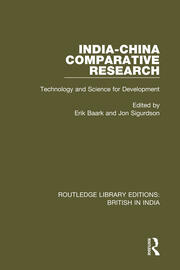 India-China Comparative Research: Technology and Science for Development book cover