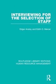 Interviewing for the Selection of Staff book cover