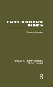 Early Child Care in India book cover