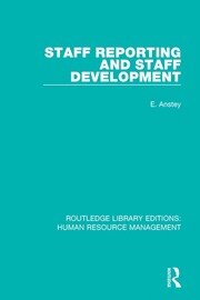 Staff Reporting and Staff Development book cover