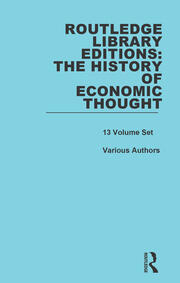 Routledge Library Editions: The History of Economic Thought book cover