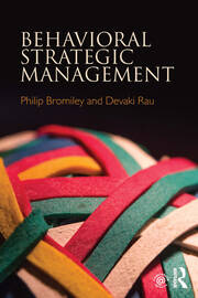 Behavioral Strategic Management book cover