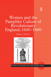 Women and the Pamphlet Culture of Revolutionary England, 1640-1660 book cover