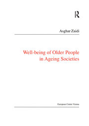 Well-Being of Older People in Ageing Societies book cover