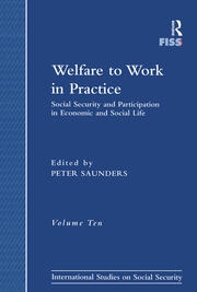 Welfare to Work in Practice: Social Security and Participation in Economic and Social Life book cover