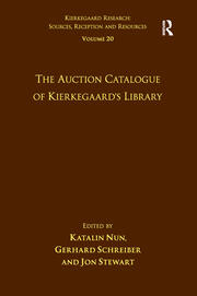 Volume 20: The Auction Catalogue of Kierkegaard's Library book cover