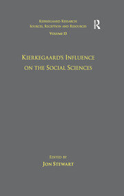 Volume 13: Kierkegaard's Influence on the Social Sciences book cover